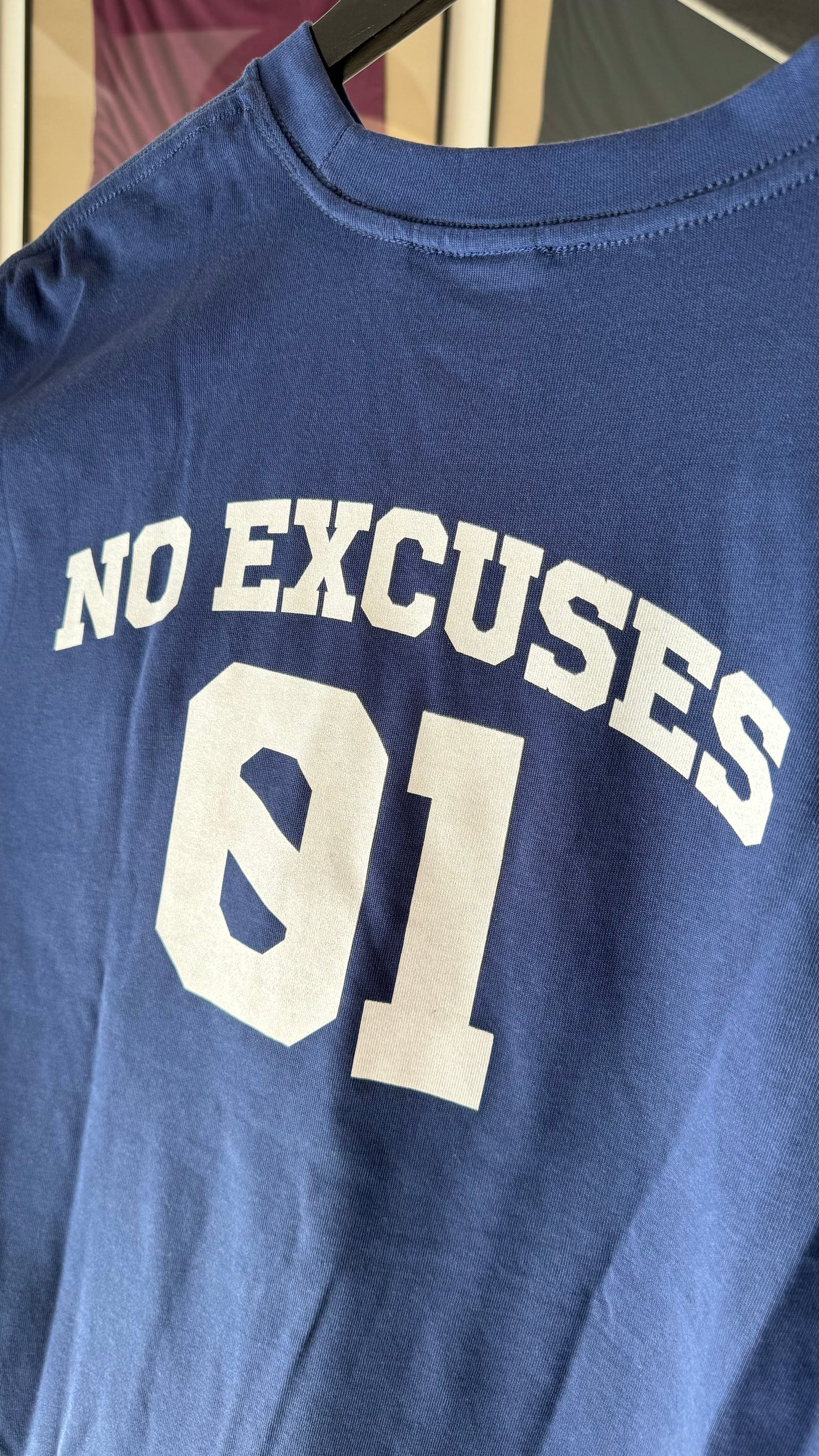 ‘No Excuses’ oversized shirt