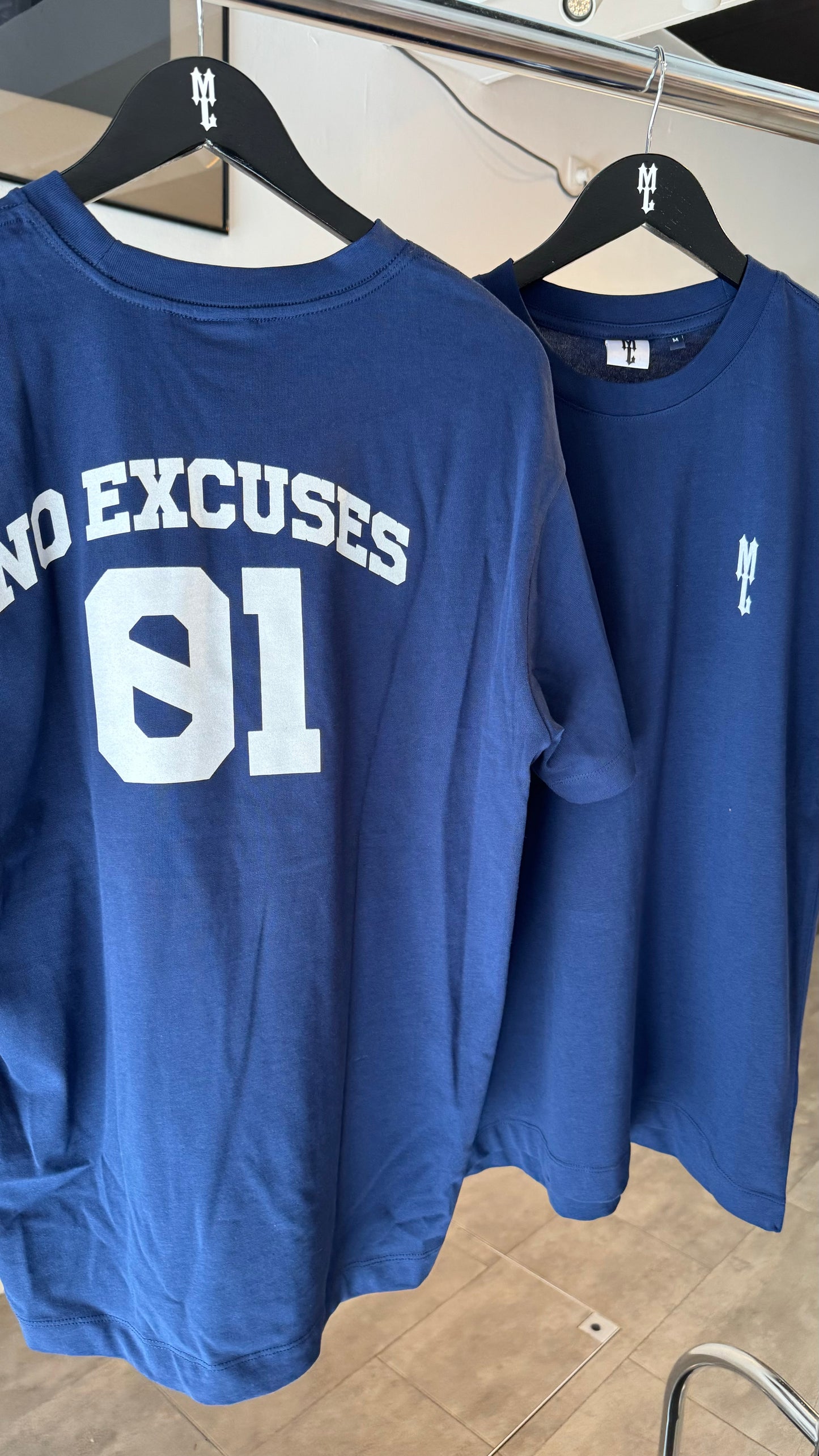 ‘No Excuses’ oversized shirt