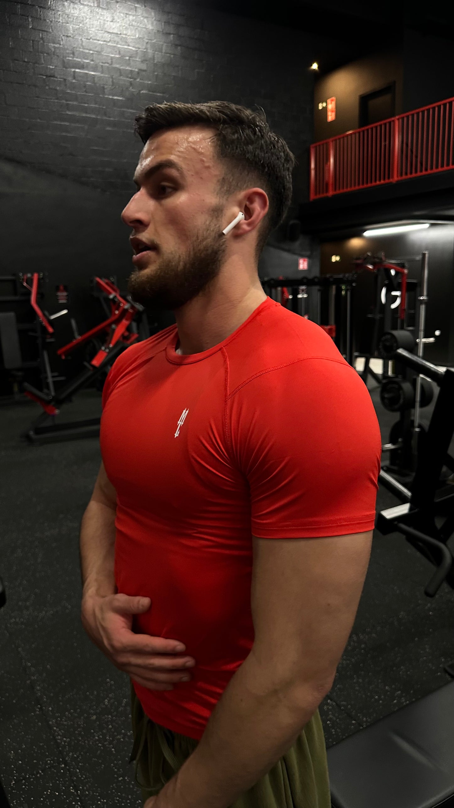 Compression T-shirt Rood