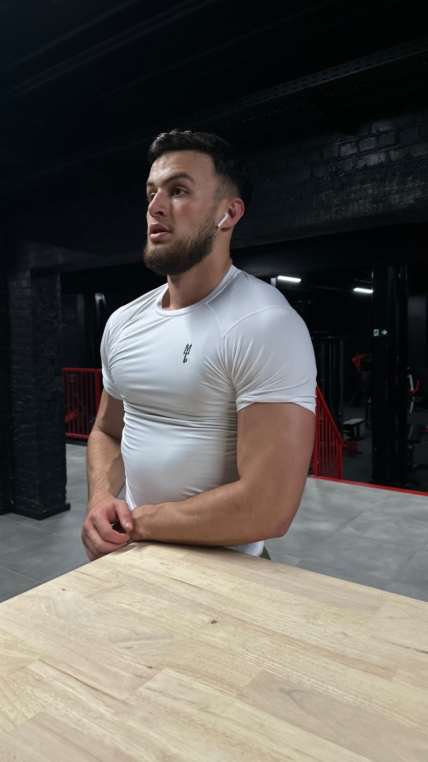 Compression T-Shirt Wit